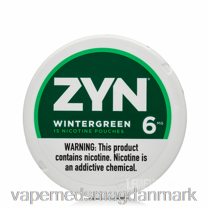 Vape Væskezyn Nikotin Poser - Vintergrøn 6mg